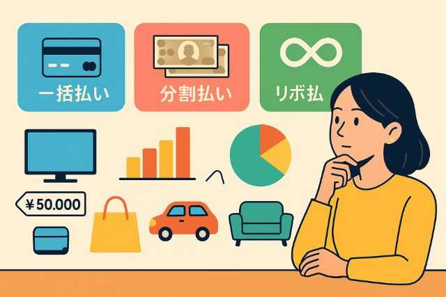 一括・分割・リボ払いを完全解説!