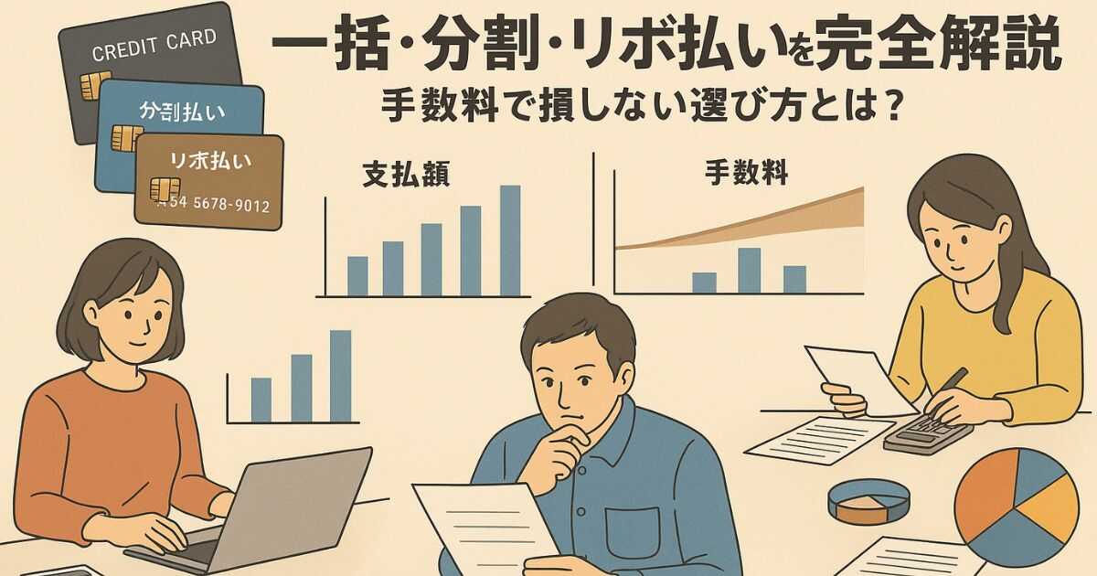 一括・分割・リボ払いを完全解説!